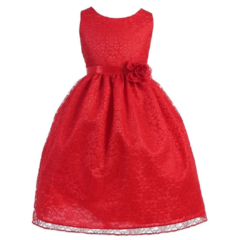 Toddler Infant Baby Lace Easter Party Spring Summer Wedding Flower Girl Dress